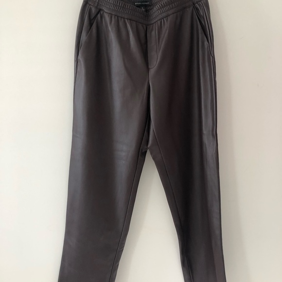 Banana Republic faux leather pants, NWT - Picture 5 of 9